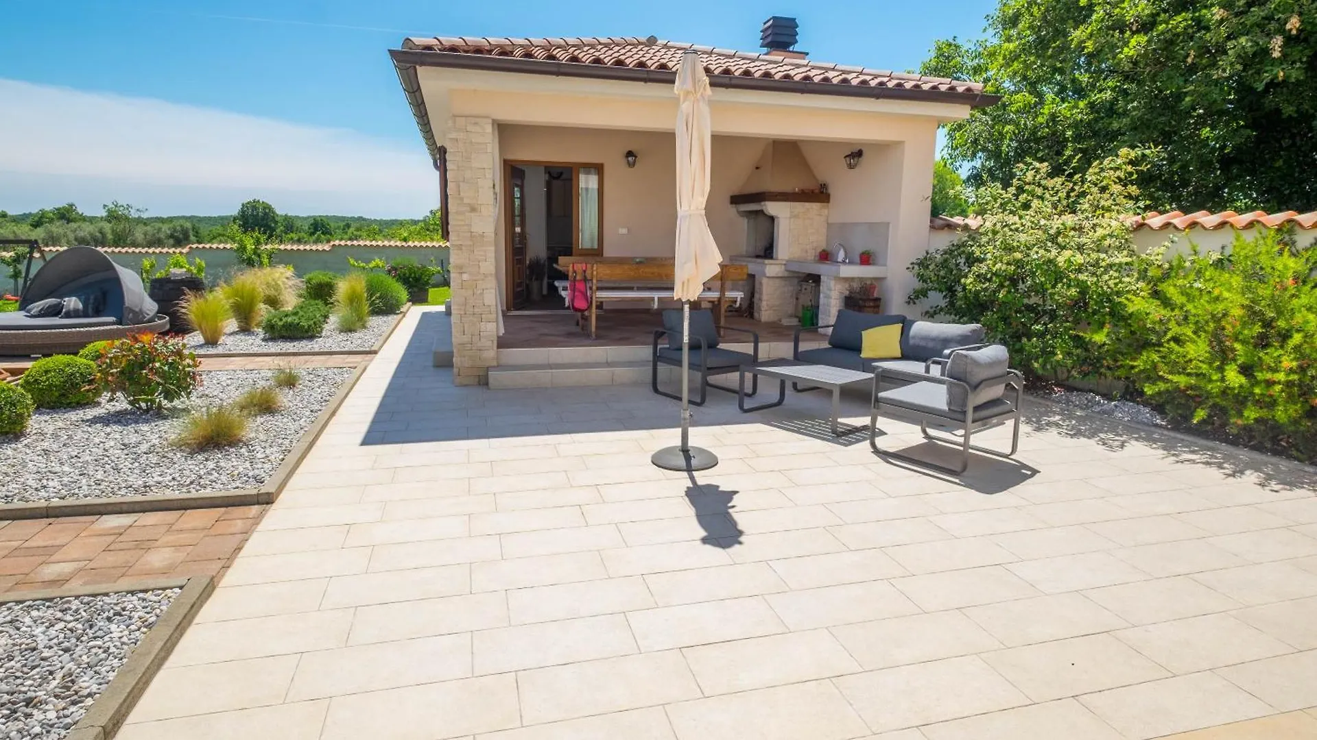 Anima Calma Filipana- Family Villa Surrounded With Vineyards And Olive Groves Filipana